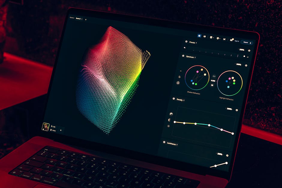 Abstract data analysis visualization