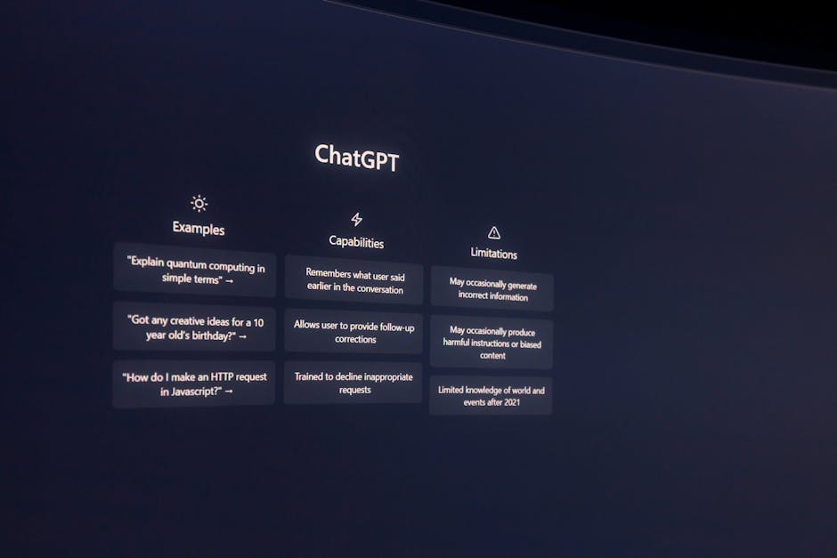 AI generating content on screen