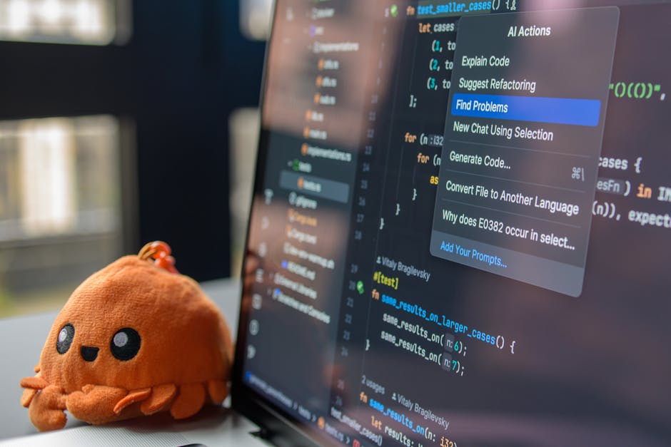 ai tools on laptop screen