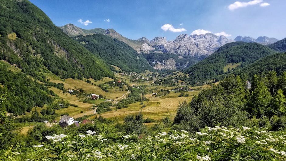 Balkan landscape adventure