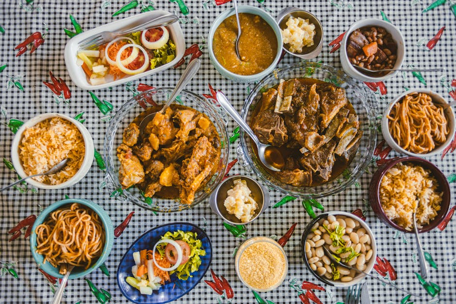 Brazilian family cooking together