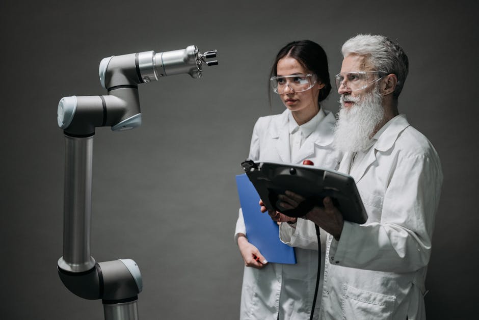 Brazilian scientists in AI lab