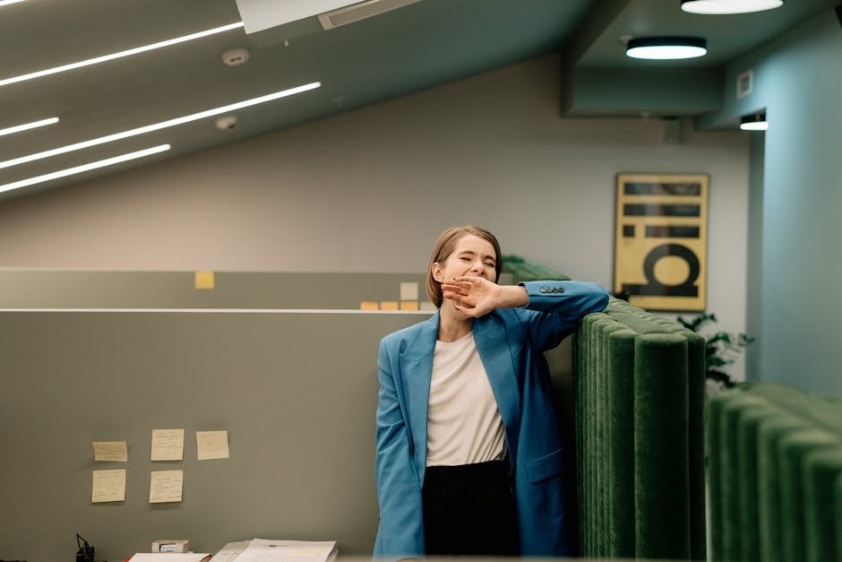 busy russian office workday