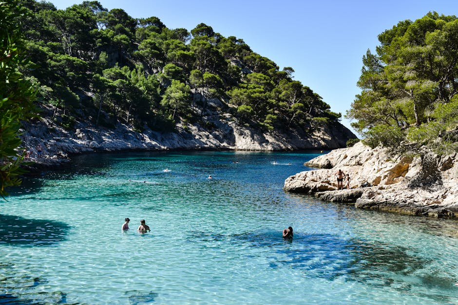 Calanques de Cassis turquoise water