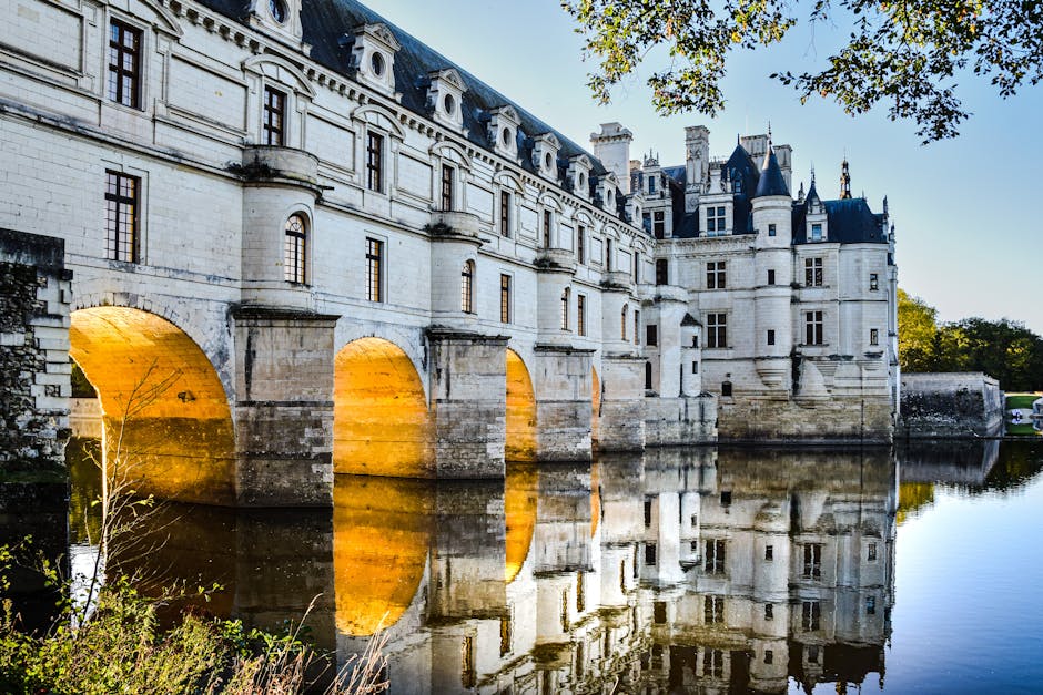 chateau de chenonceau reflections