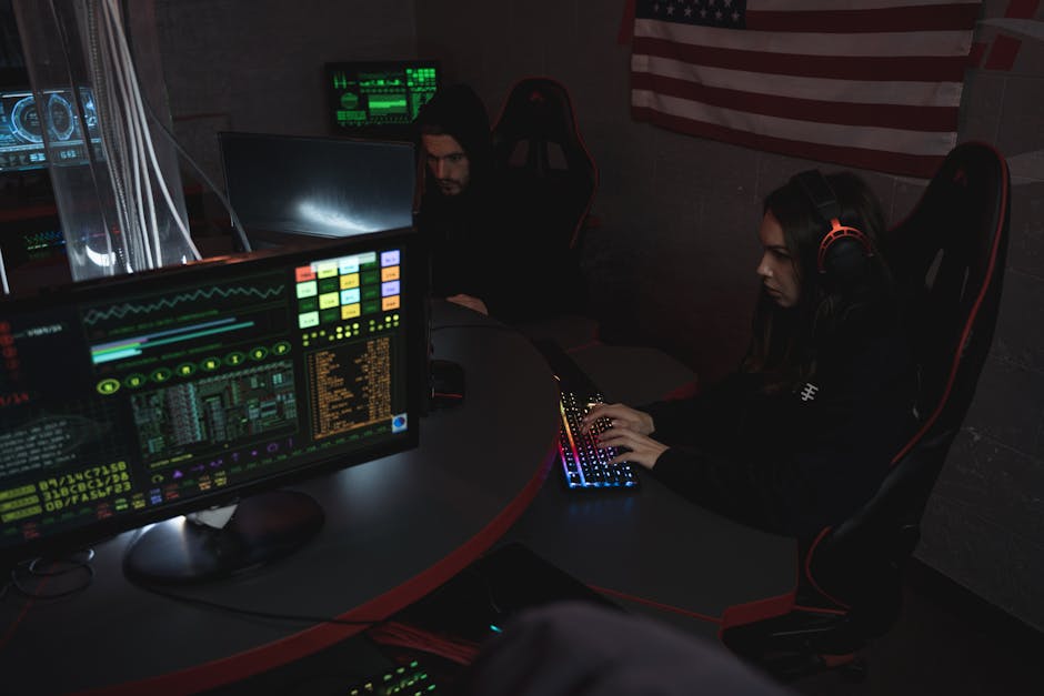 cybersecurity team monitoring AI systems