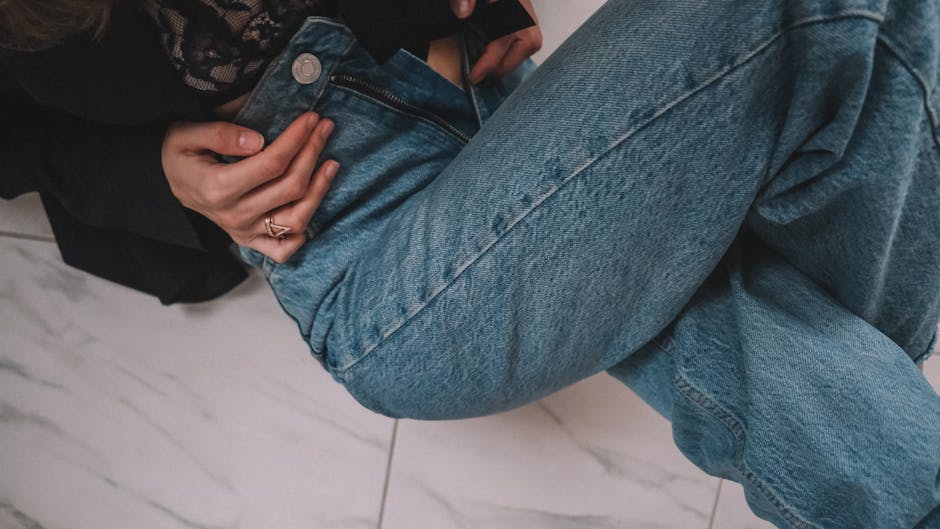details of an elegant everyday outfit