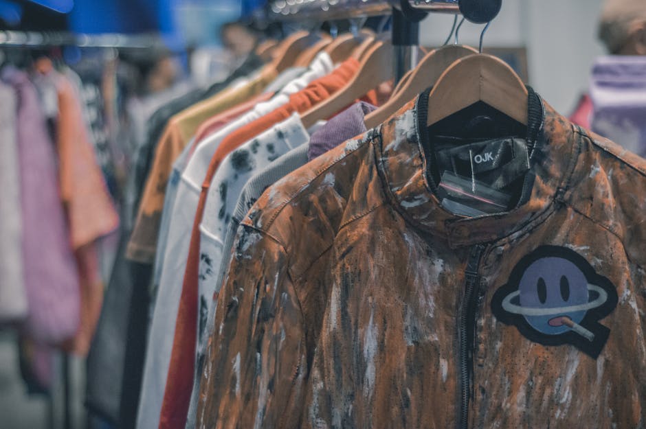 Diverse fashion collection display