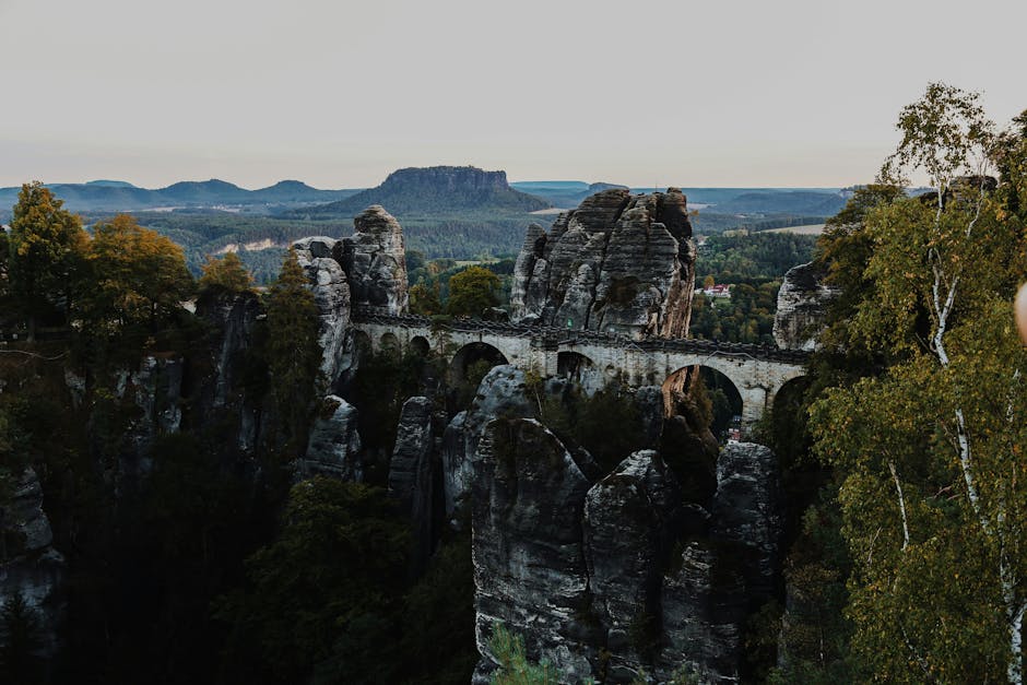 Elbe Sandstone Mountains Bastei bridge
