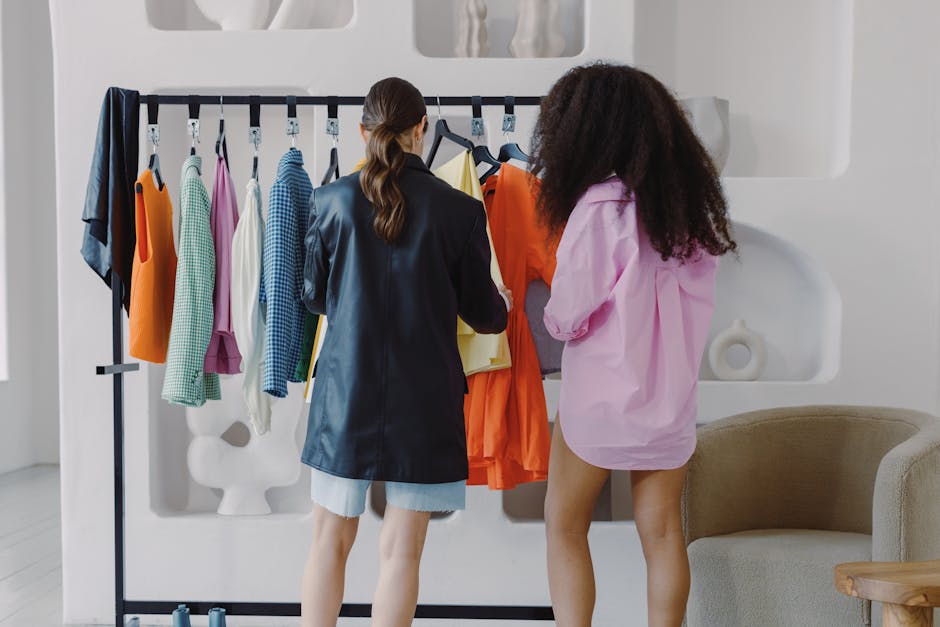 Fashion comparison wardrobe