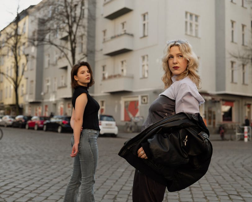 Fashionable young people Berlin