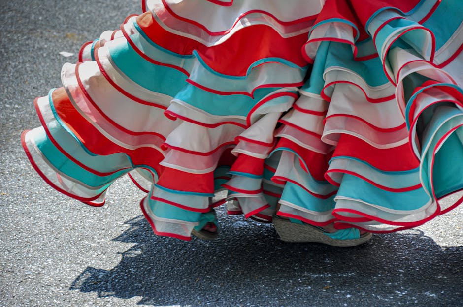 Flamenco dress details fashion