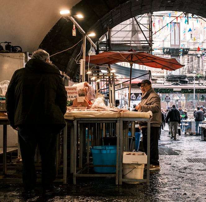Food market Italy