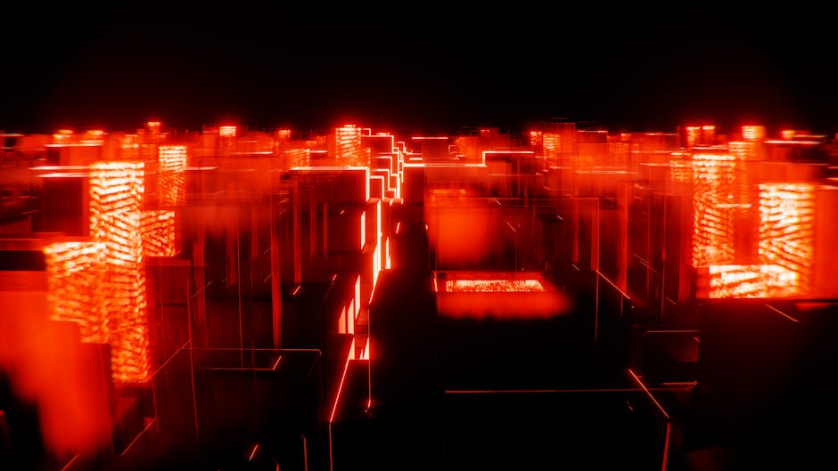 futuristic city building digital economy