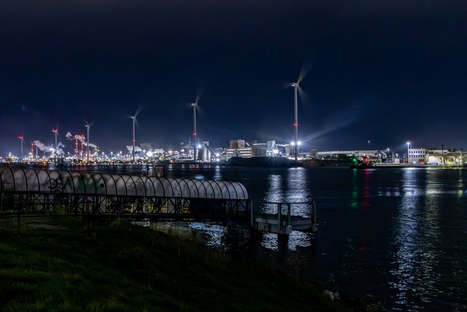 futuristic city infrastructure green energy