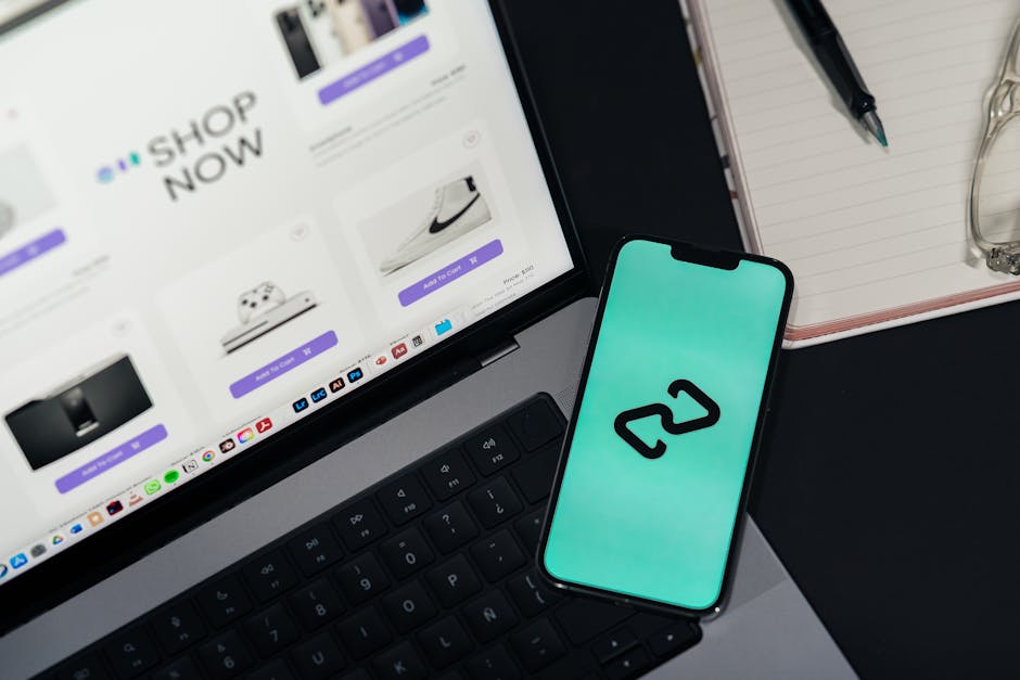 futuristic e-commerce interface