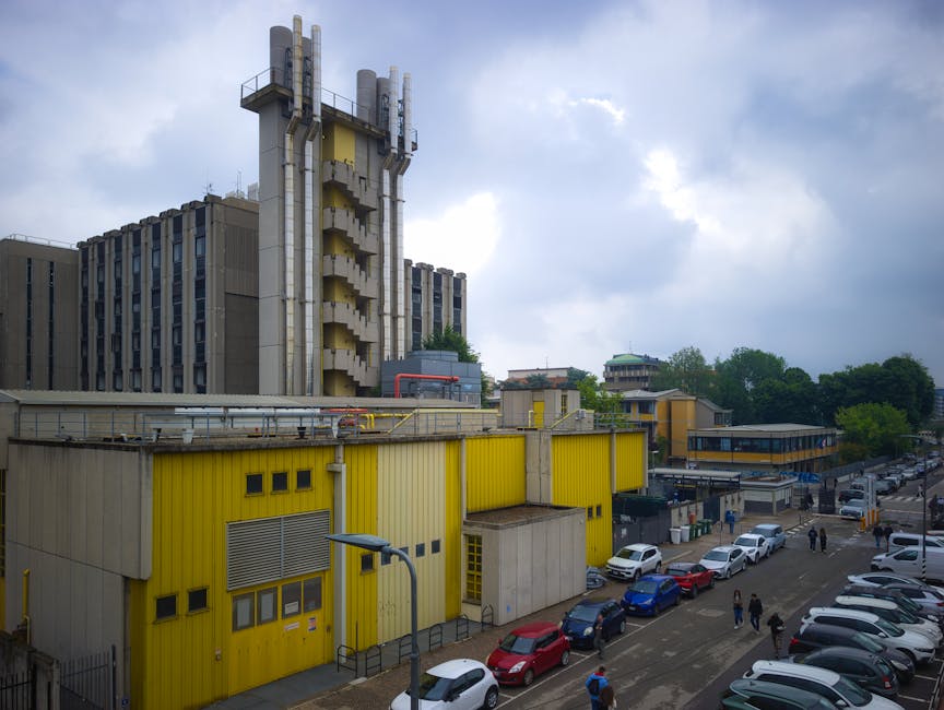 futuristic factory Italy