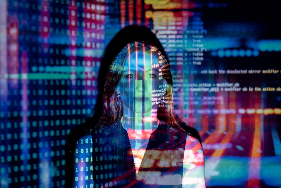 futuristic office ai interface