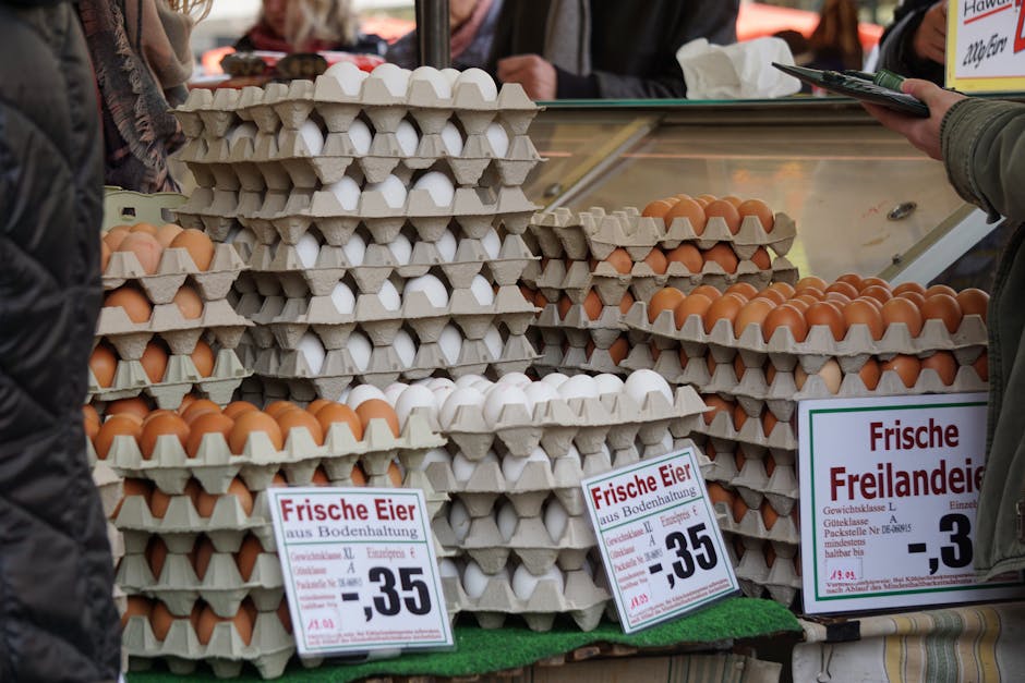 German farmer's market fresh produce