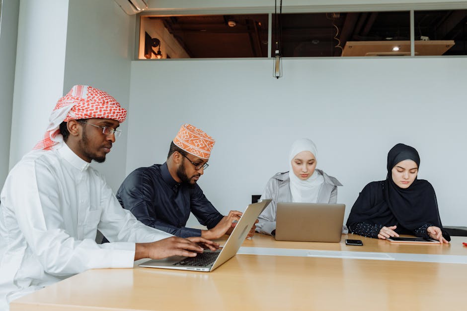 global diverse team AI meeting