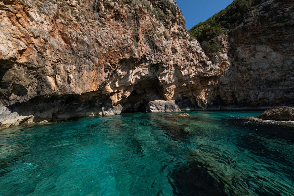 Hidden cove pristine water