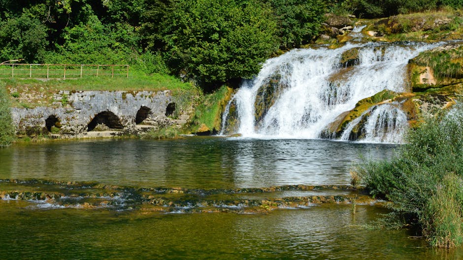 hidden grotto waterfall france