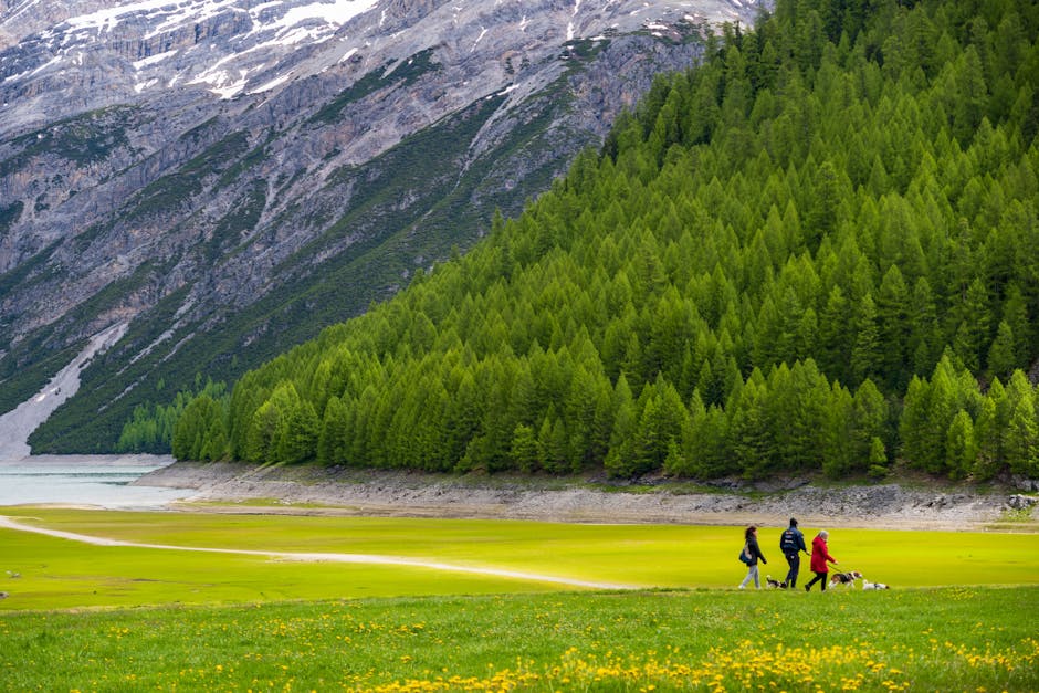 Hiking in Italian mountains