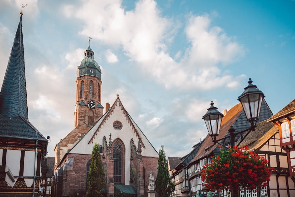 Historic German town square