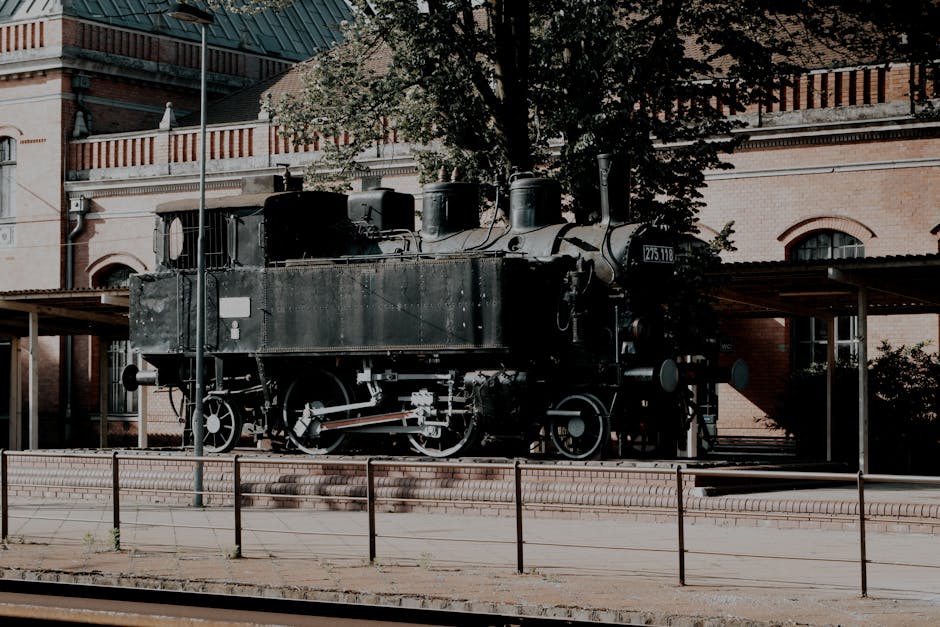 Historic train station Eastern Europe