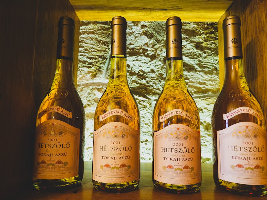 Hungarian Tokaji wine cellar