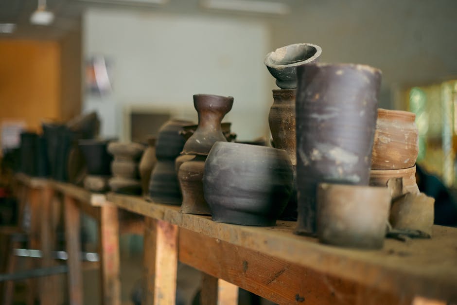 Italian artisan pottery workshop