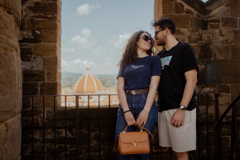 Italian couple fall outfits Florence