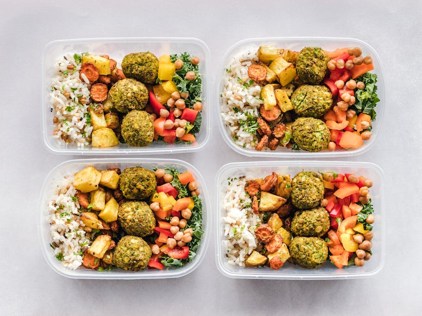 meal prepping containers