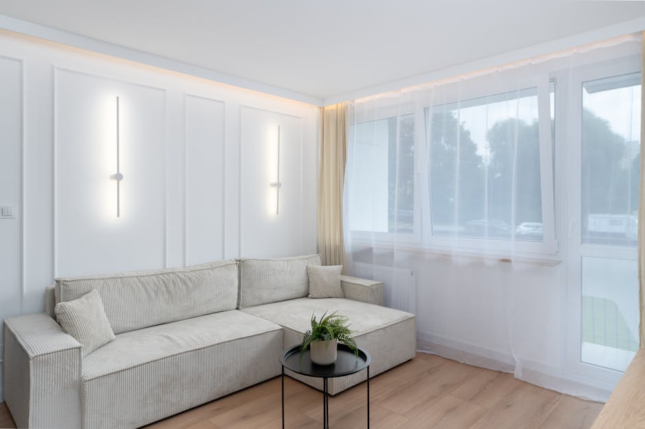 minimalist apartment poland