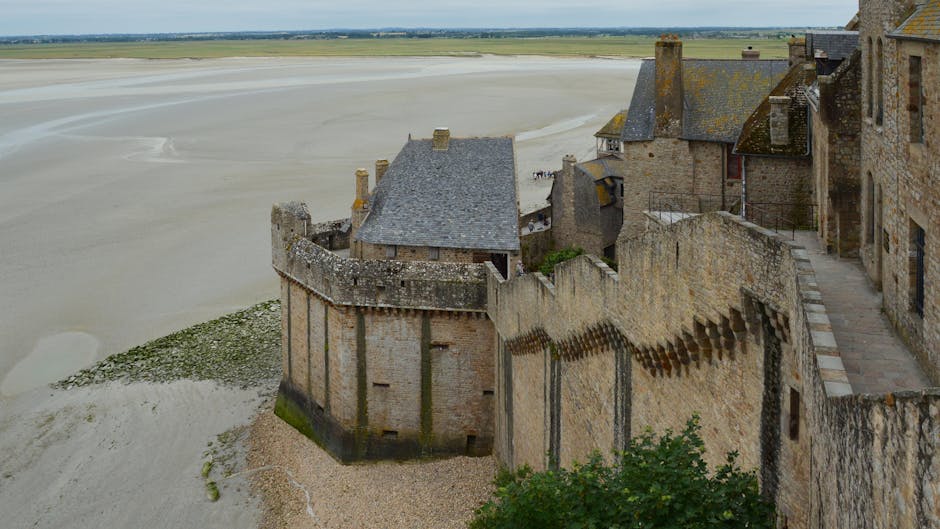 Mont Saint Michel tide low