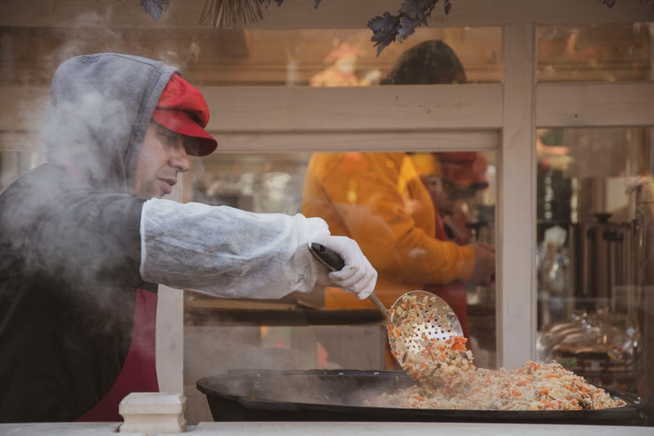 Moscow street food market