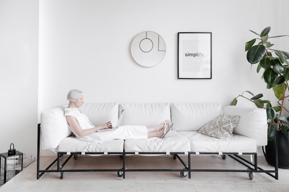 nordic minimalist interior living room