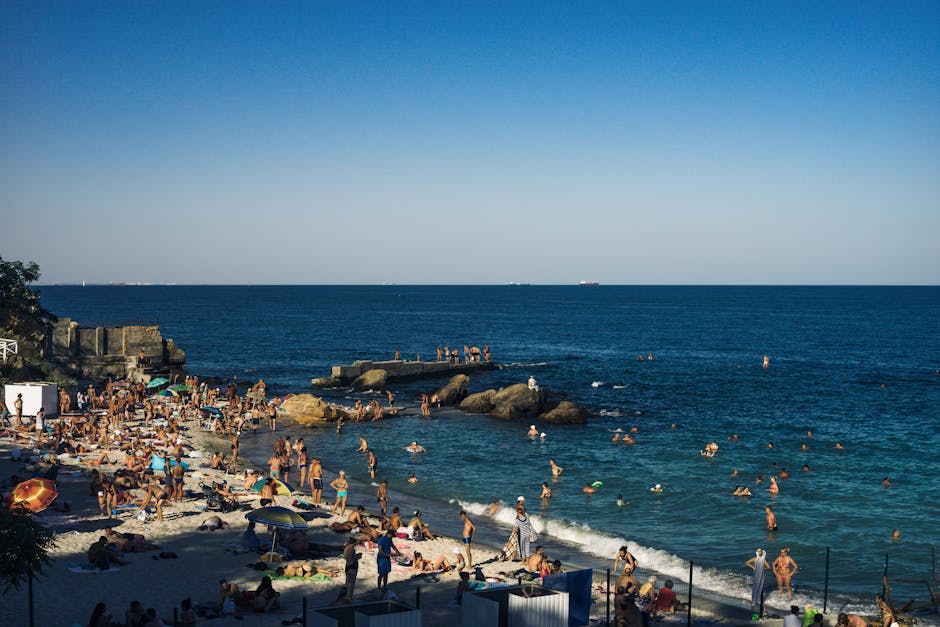 Odessa Black Sea beach