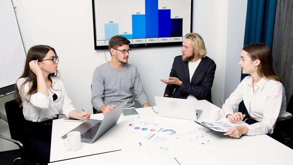 People collaborating on AI data analytics in Germany