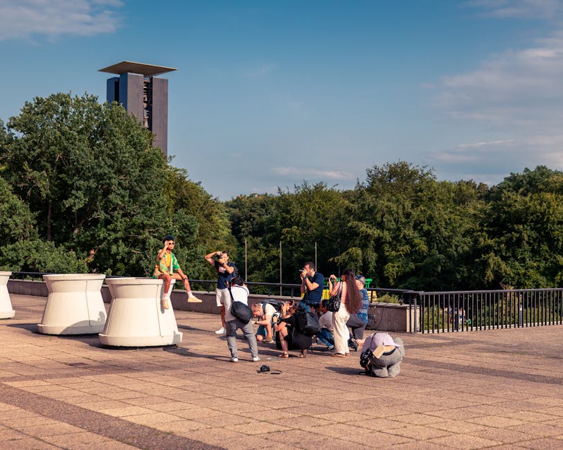 people taking calm break in park germany