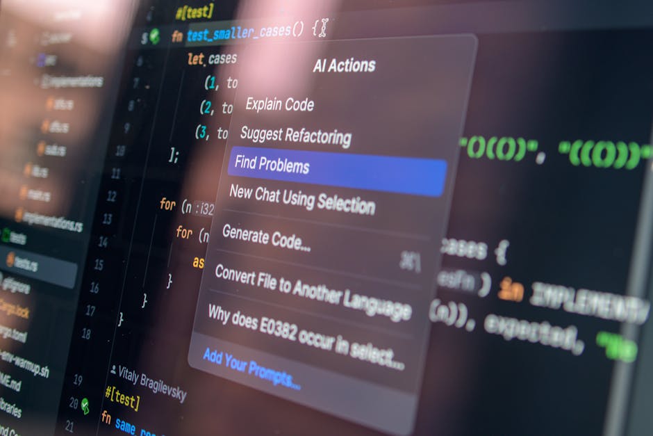 person collaborating with ai text generation software