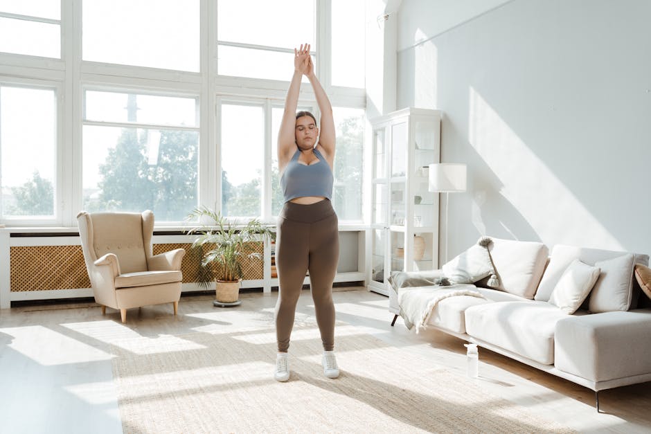 quick home workout in morning