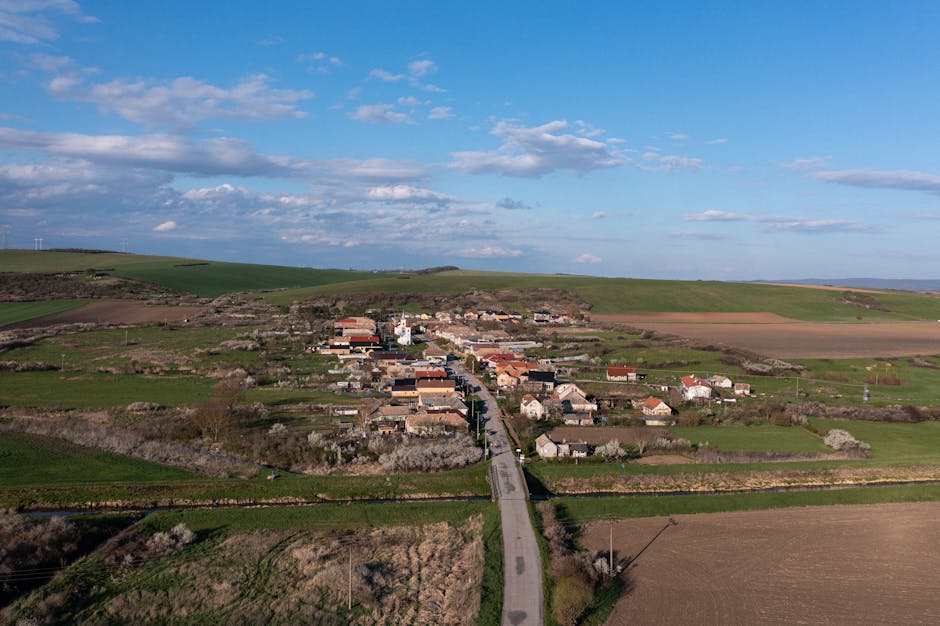 Rural village Eastern Europe local life
