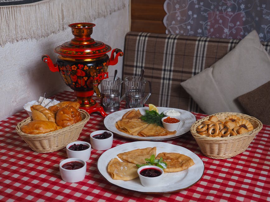 Russian tea ceremony traditional