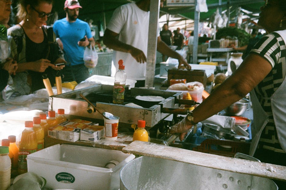Sao Paulo street food market