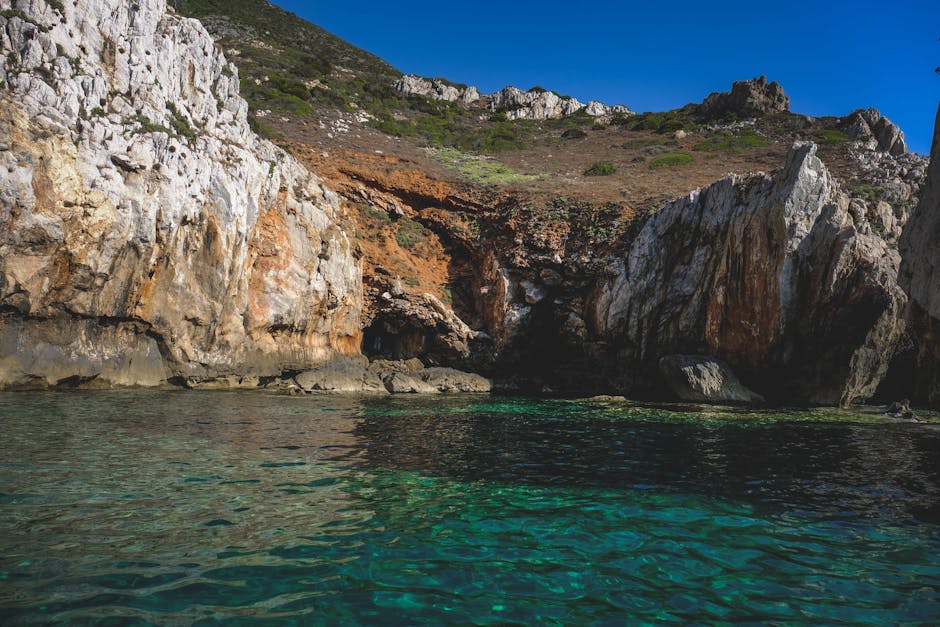 Sardinia wild coast turquoise water
