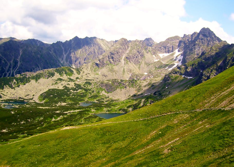 Scenic Polish mountain landscape