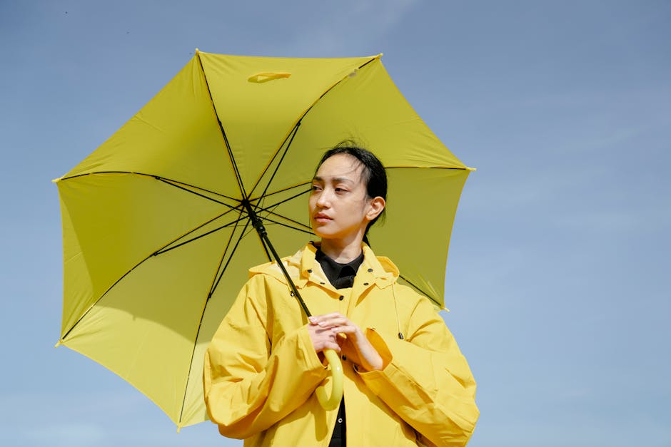 seasonal fashion rain and sun