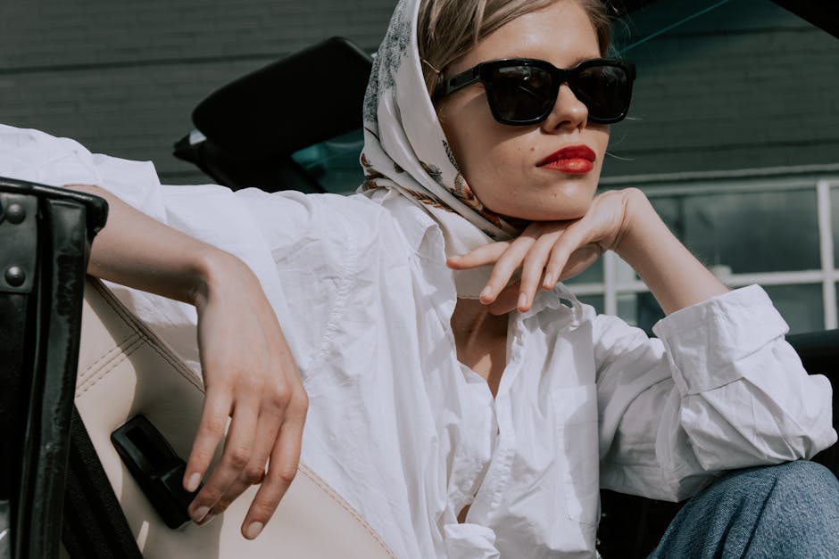 Sophisticated woman silk scarf Milan