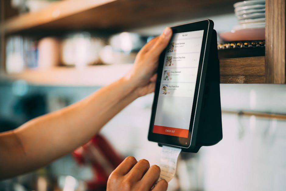 spanish cafe with modern tech